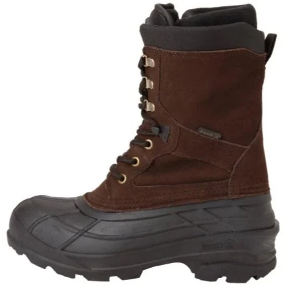 Kamik Men's NationPlus Waterproof Insulated Boots Sz. 12 Dark Brown -40 degrees - Picture 15 of 15